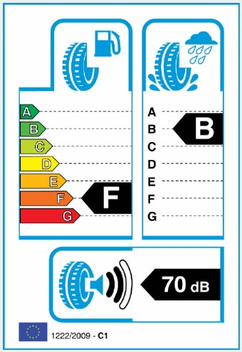 Label - Continental eContact 72T 145/65 R15